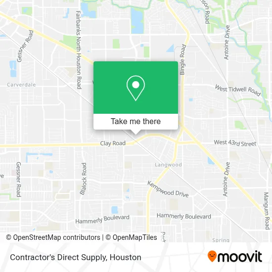 Contractor's Direct Supply map