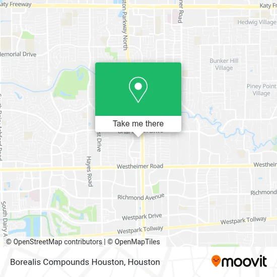 Borealis Compounds Houston map
