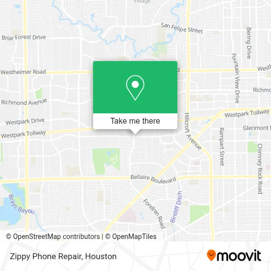 Zippy Phone Repair map