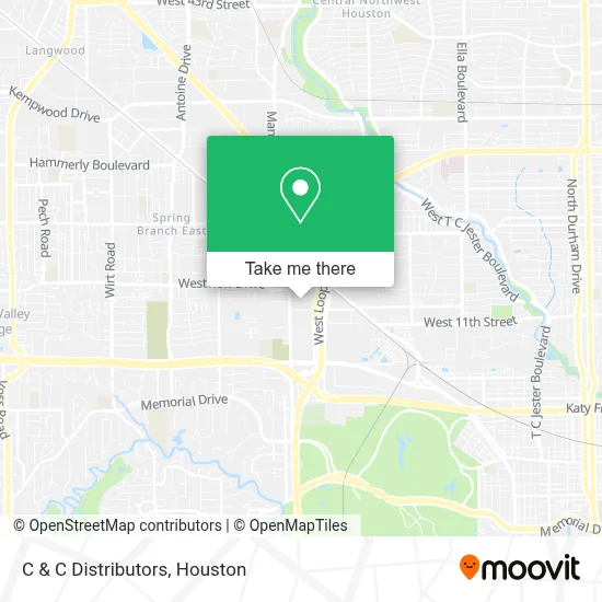 C & C Distributors map