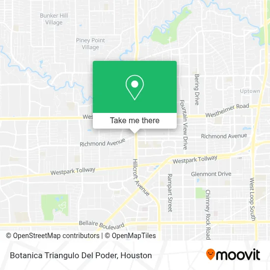 Botanica Triangulo Del Poder map