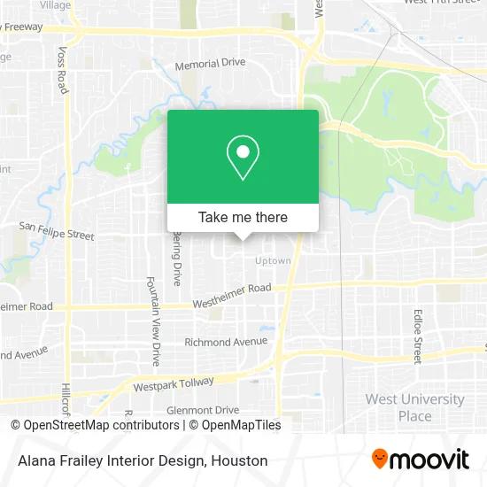 Alana Frailey Interior Design map