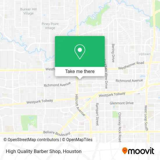 High Quality Barber Shop map