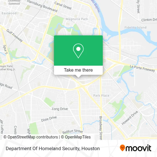 Department Of Homeland Security map