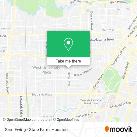 Sam Ewing - State Farm map