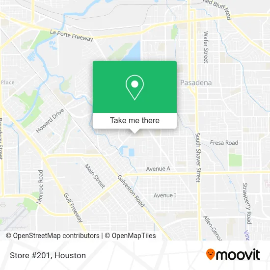Store #201 map