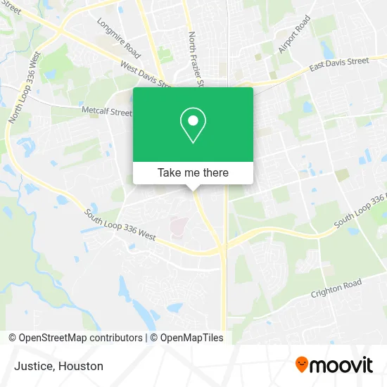 Justice map