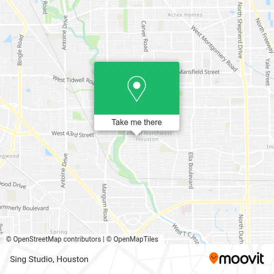 Sing Studio map