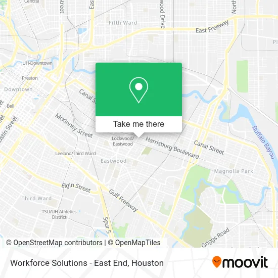 Workforce Solutions - East End map