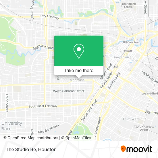 The Studio Be map