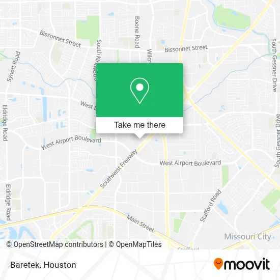 Baretek map