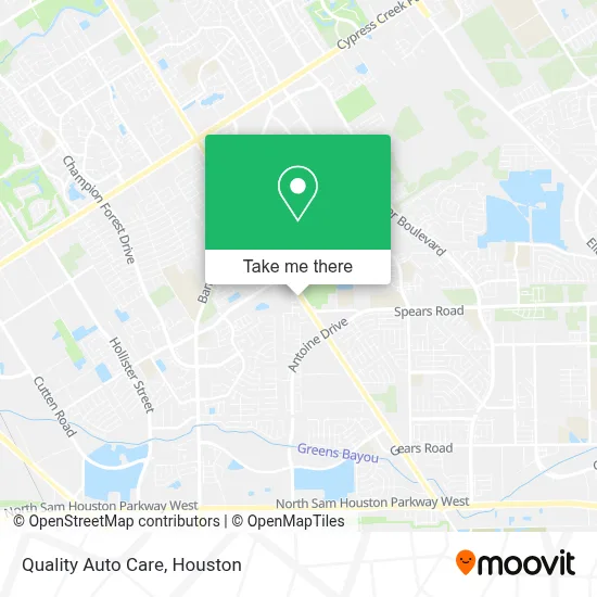 Quality Auto Care map