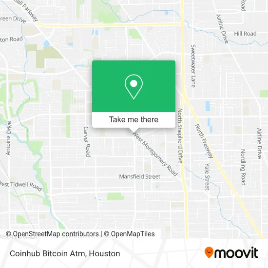 Coinhub Bitcoin Atm map