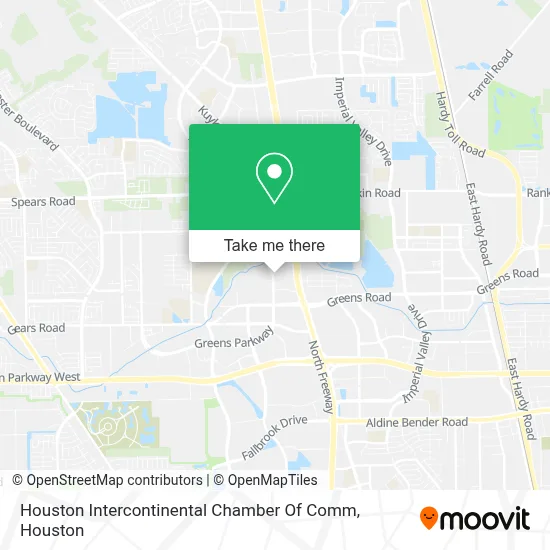 Mapa de Houston Intercontinental Chamber Of Comm