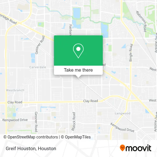 Greif Houston map