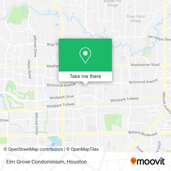 Elm Grove Condominium map