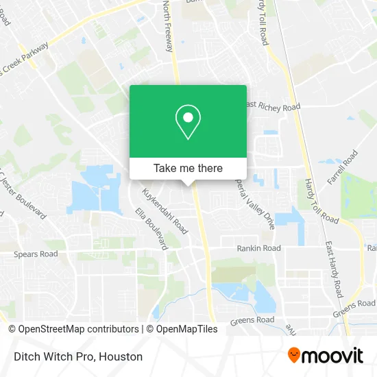 Ditch Witch Pro map