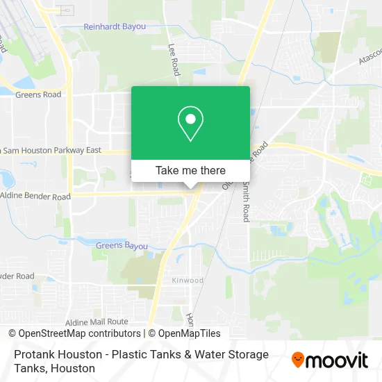 Protank Houston - Plastic Tanks & Water Storage Tanks map