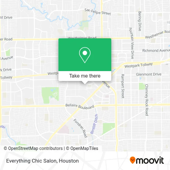 Everything Chic Salon map