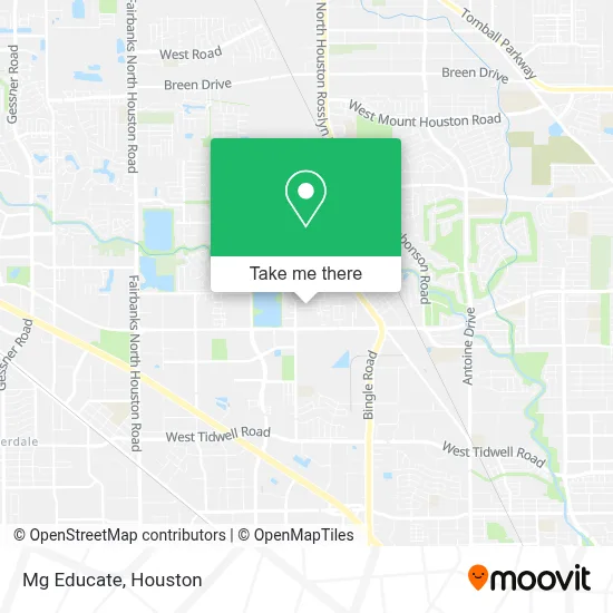 Mg Educate map