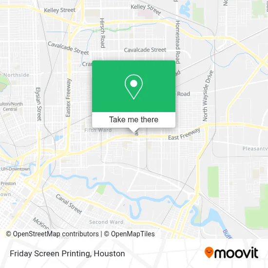Friday Screen Printing map