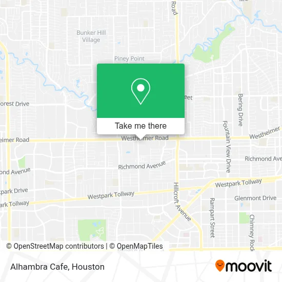 Alhambra Cafe map