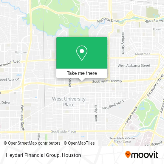 Heydari Financial Group map