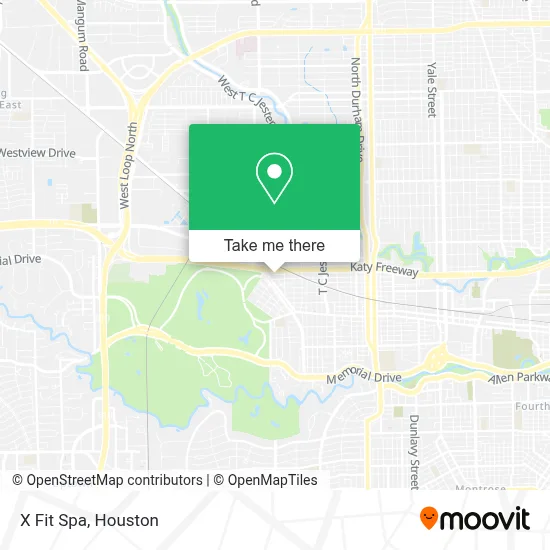 X Fit Spa map