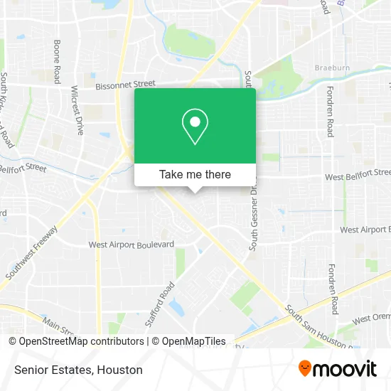 Senior Estates map