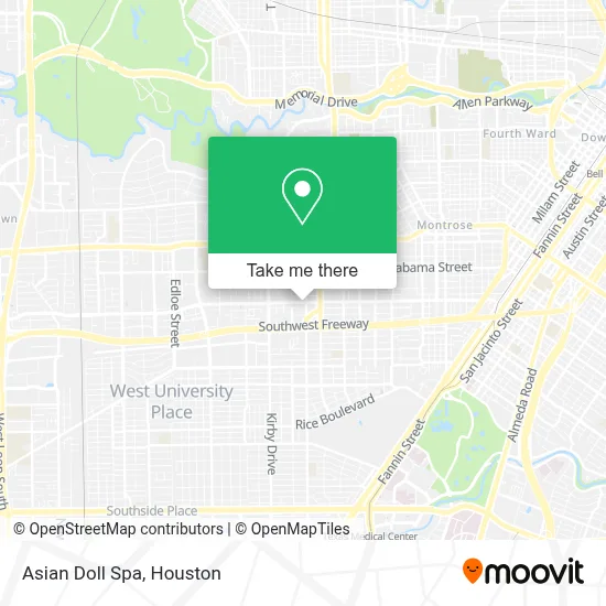 Asian Doll Spa map