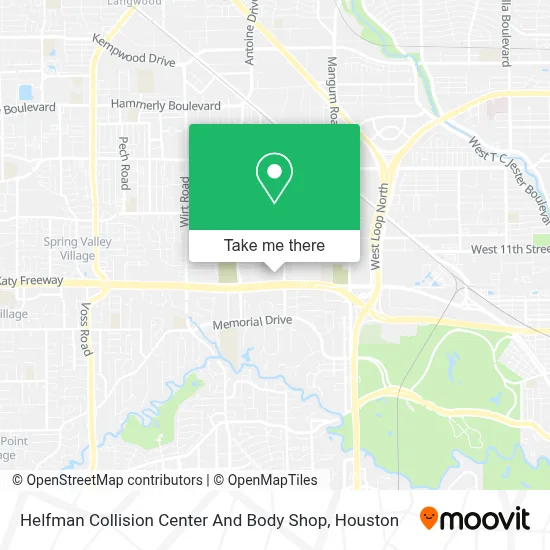 Helfman Collision Center And Body Shop map