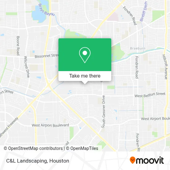 C&L Landscaping map