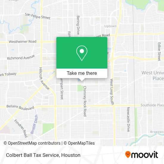 Colbert Ball Tax Service map
