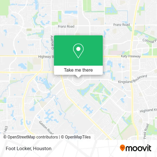 Foot Locker map