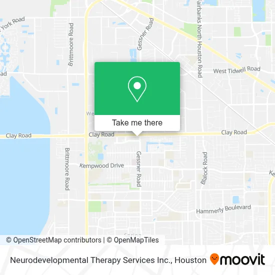 Neurodevelopmental Therapy Services Inc. map