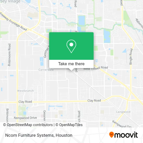Ncom Furniture Systems map