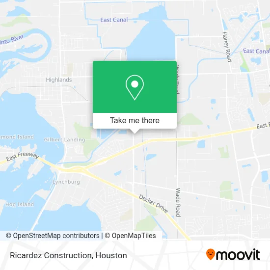 Ricardez Construction map
