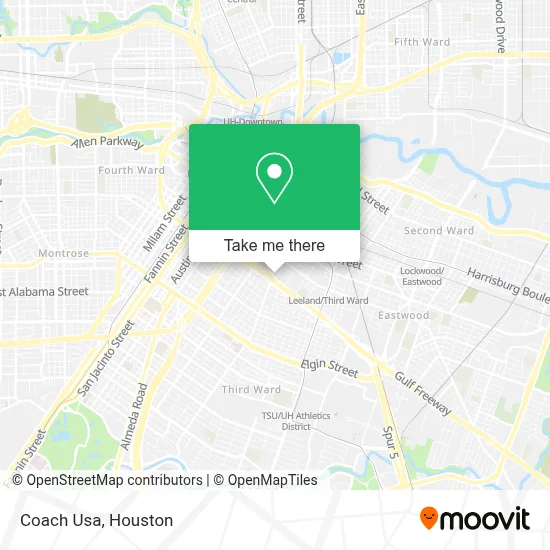 Coach Usa map