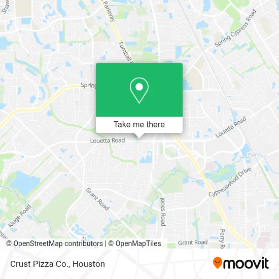 Crust Pizza Co. map