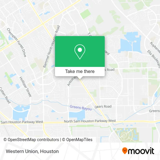 Western Union map