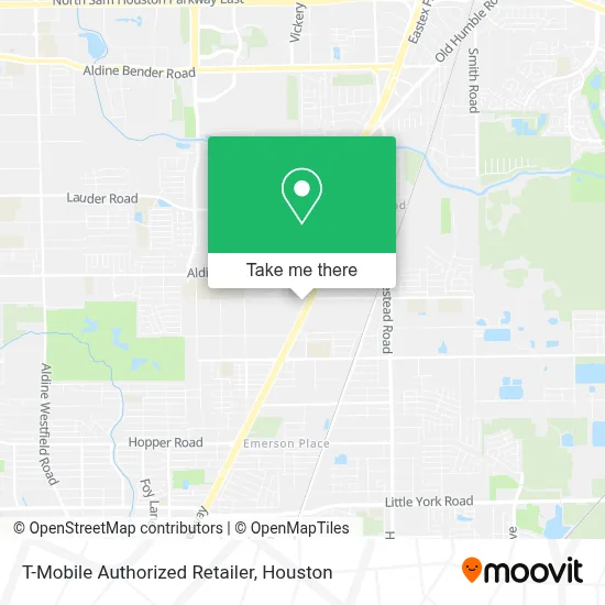 T-Mobile Authorized Retailer map