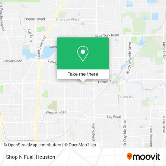 Shop N Fuel map