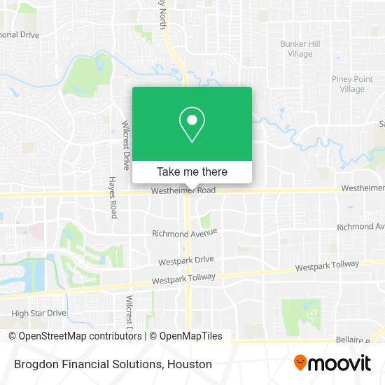 Brogdon Financial Solutions map