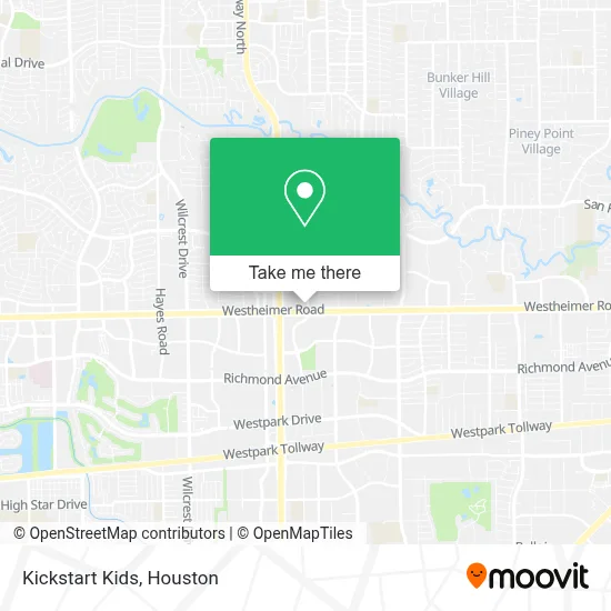 Kickstart Kids map