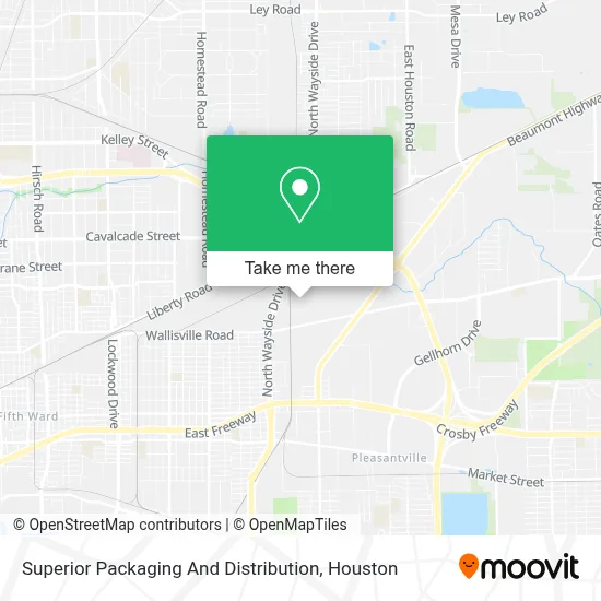 Superior Packaging And Distribution map
