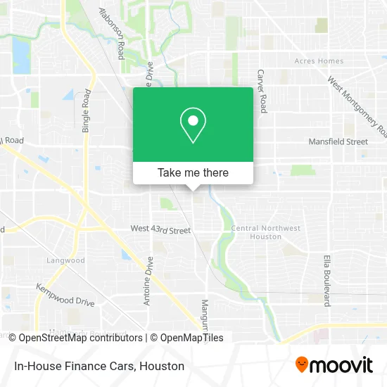 In-House Finance Cars map