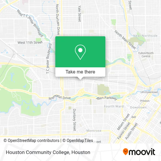 Houston Community College map