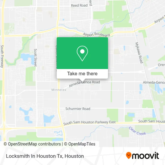 Locksmith In Houston Tx map