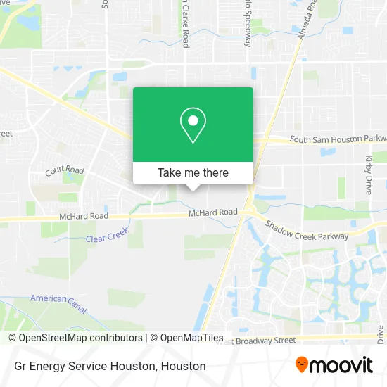 Gr Energy Service Houston map