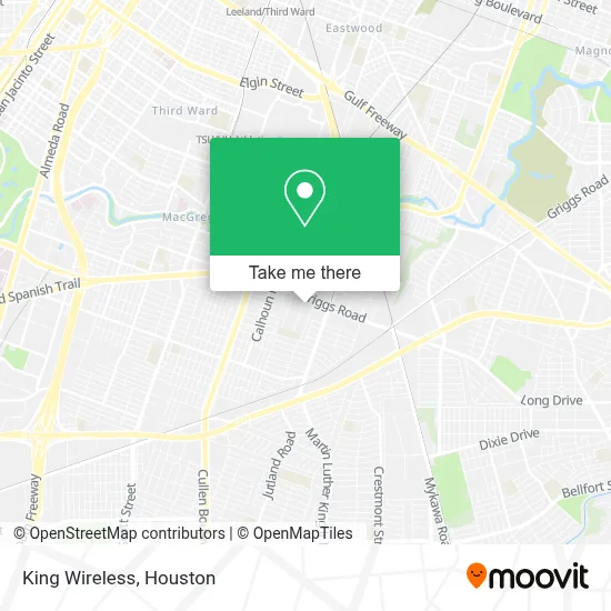 King Wireless map